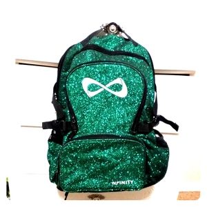 Nfinity sparkle green backpack